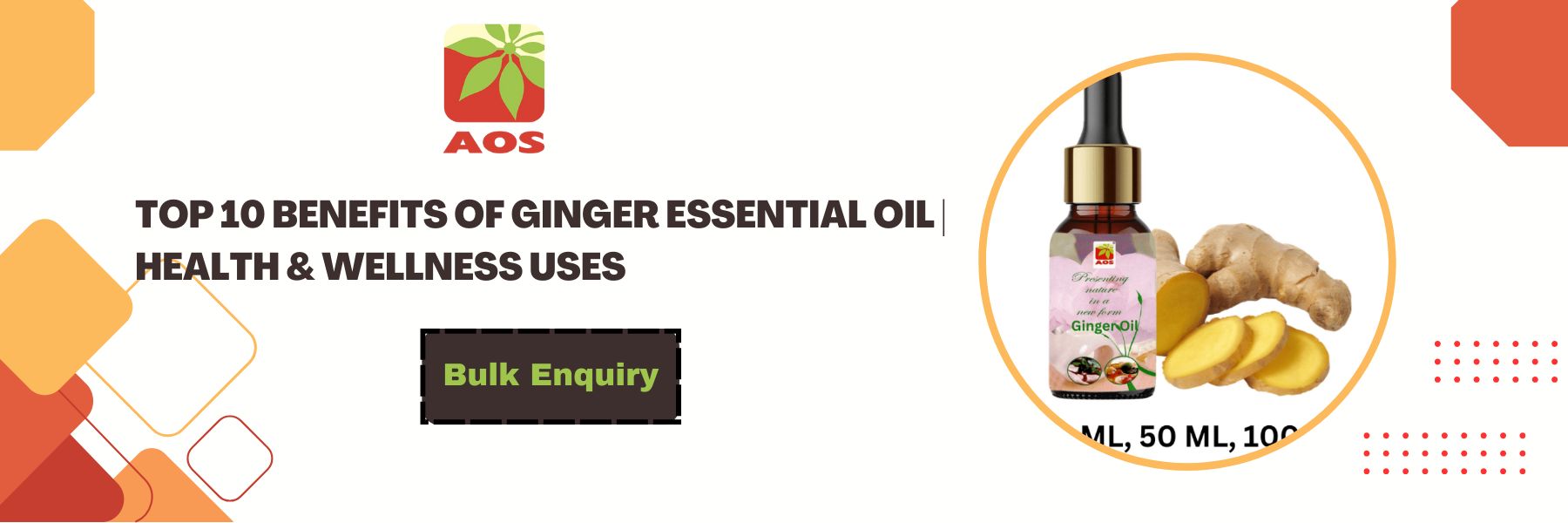 Top 10 Benefits of Ginger Essential Oil