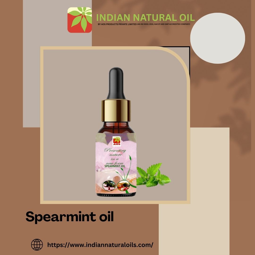 Spearmint oil for face benefits