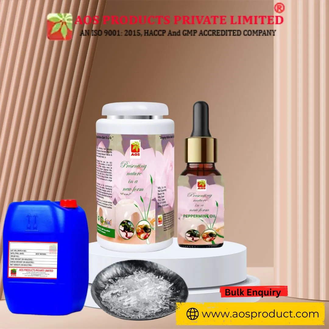 Menthol Crystals VS Peppermint Oil