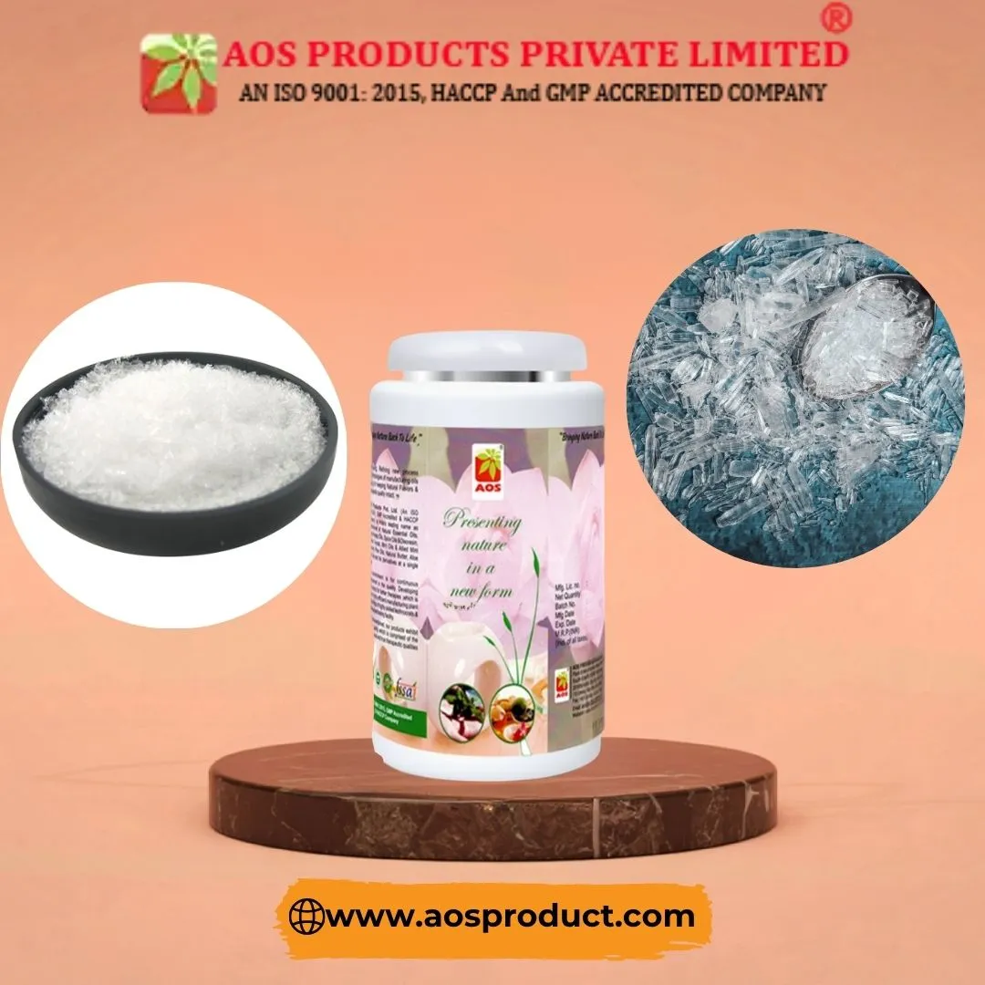 Menthol Crystals: A Natural Cooling Wonder