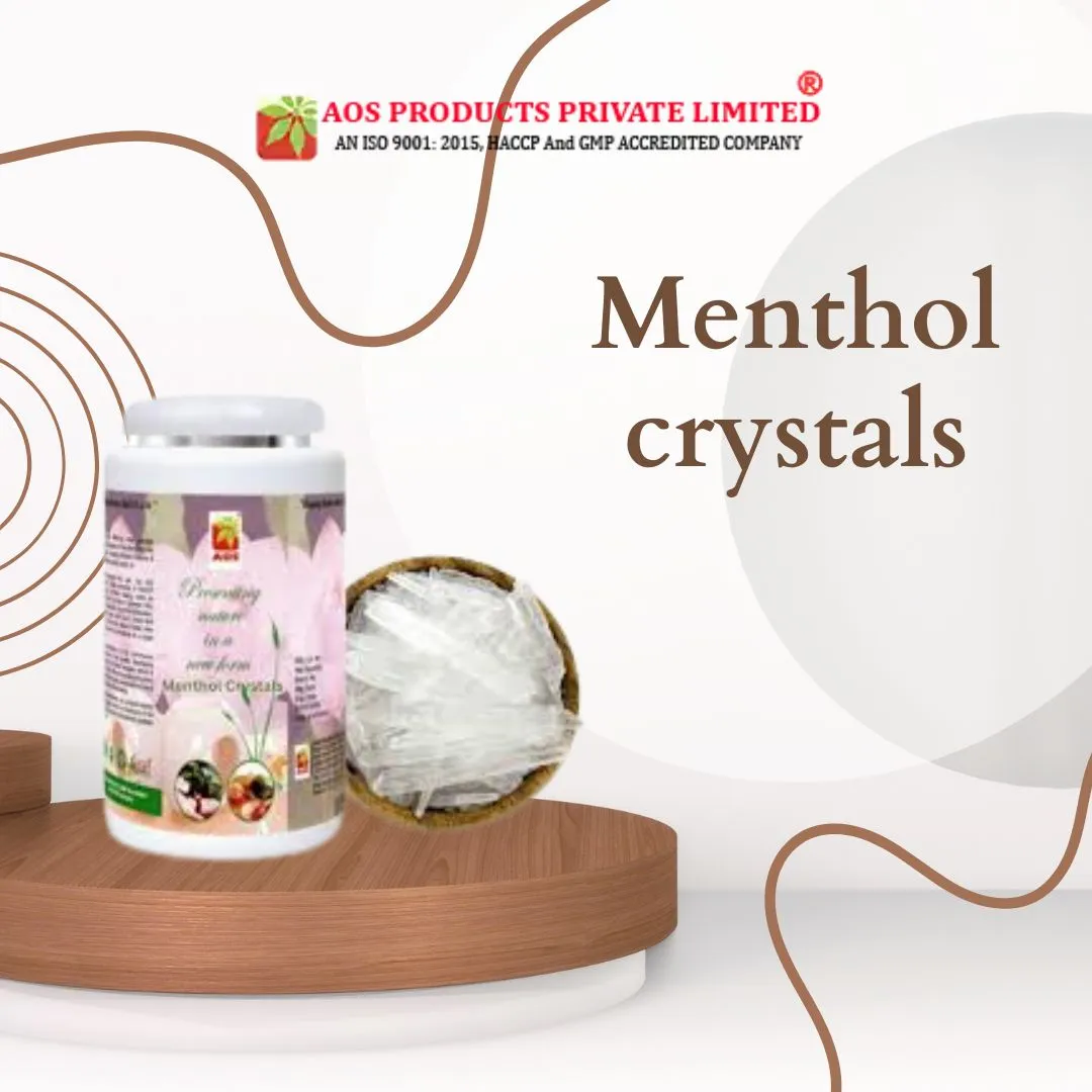 Menthol Crystals in the Cosmetic and Personal Care