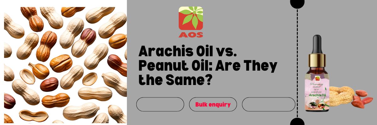 Arachis Oil vs. Peanut Oil