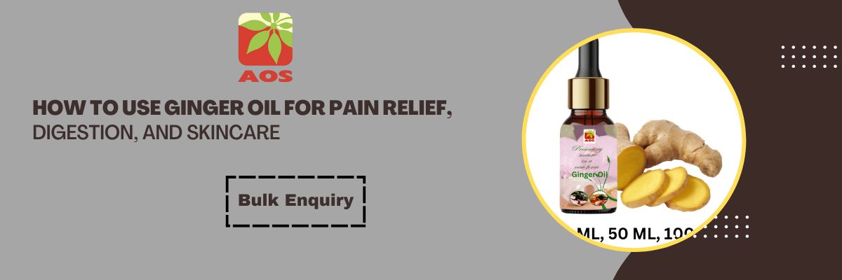 Use Ginger Oil for Pain Relief