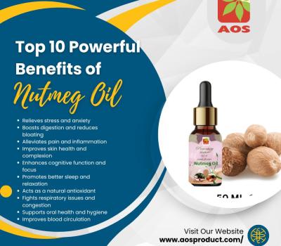 Nutmeg oil in Pharmaceutical and Cosmetic Industry