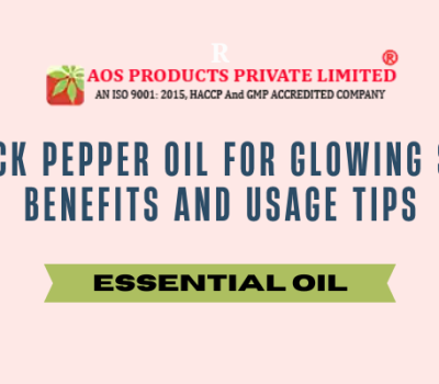 Black Pepper Oil for Glowing Skin  1. Rich in Antioxidants