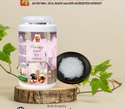 menthol crystal cooling agent skincare