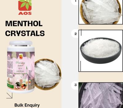 Certified Menthol Crystals – Exporter for USA & Europe