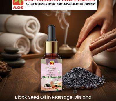 Black Seed Oil in Massage Oils and Spa Treatments