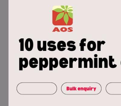Uses for Peppermint Oil