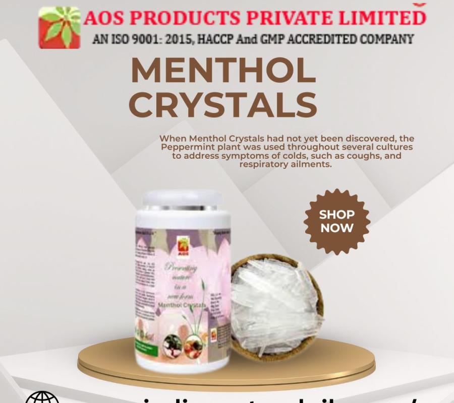 Menthol Crystals with Trusted Certifications