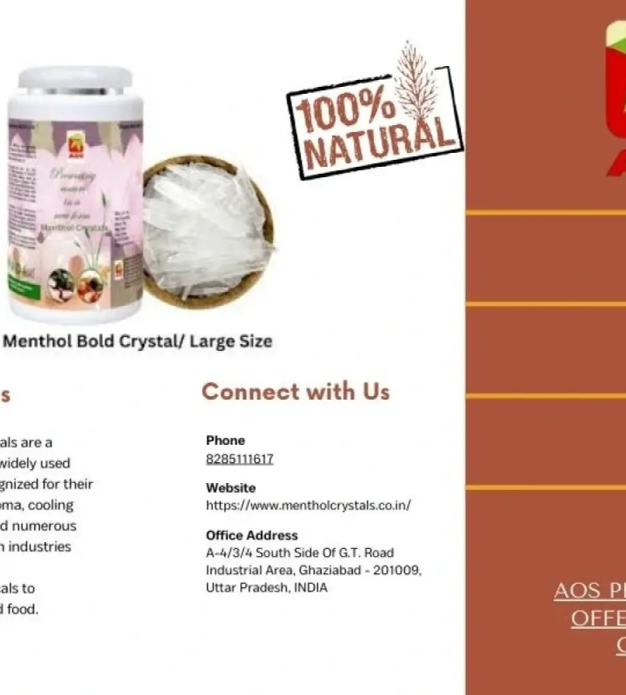 Menthol Crystals Manufacturers